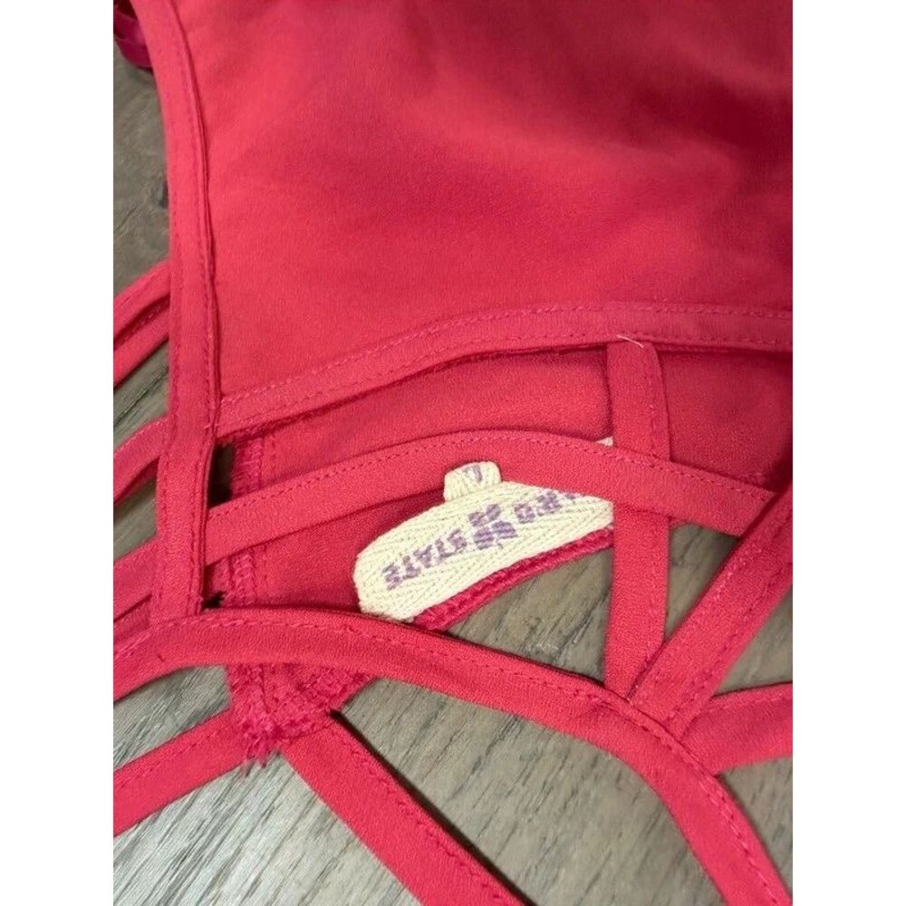 Altar'd state hot pink athletic mini dress Size L - Picture 3 of 3